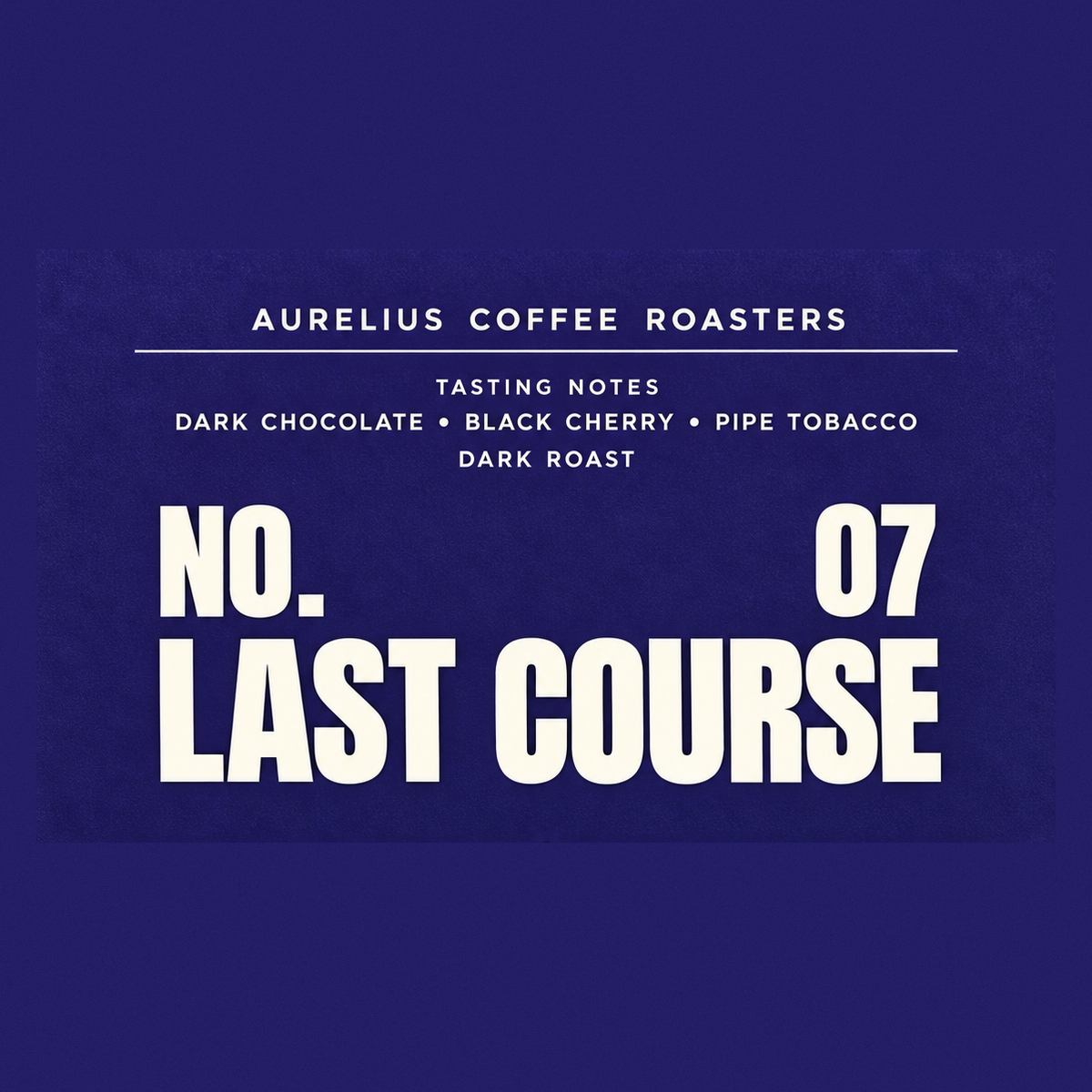 Last Course label cover