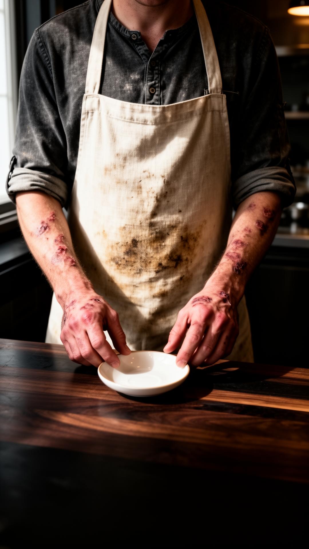 The chef at work